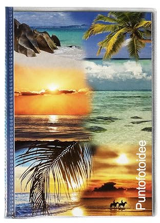 Album à poches 15 x 21 pour 40 photos avec mémo, couverture souple personnalisable, graphique aléatoire, CLEAR 15 x 21/20 (1)