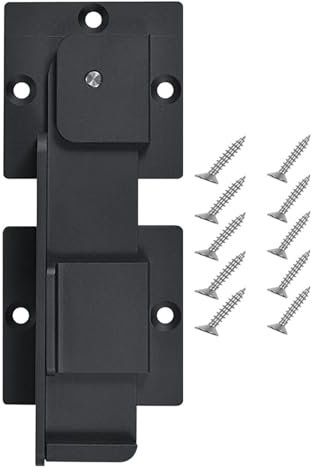 Mehrfachnutzung, 19,1 cm Stahl-Verriegelung mit Vorhängeschloss, sicherer Verschluss, multifunktionale Torriegel für Holzzaun und Garagen