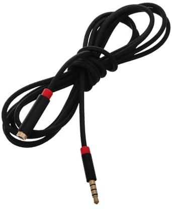 PHENOFICE 2m Trs Audio Extension Cable Headphone Mic Cable for Phone Laptop Headset Microphone Male to Female