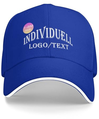 ERICAT personalisiert Cap personalisierte Basecap personalisierte Baseballkappe mit Foto/Logo/Text Cap selbst gestalten,personalisiert Klassische Trucker-Kappe für Männer Frauen