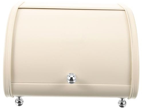 LABRIMP Contenitore per Pane Acciaio Carbonio con Scorrevole Pane Vintage per Conservazione Alimenti Organizzatore da Design per Piccole Cucine