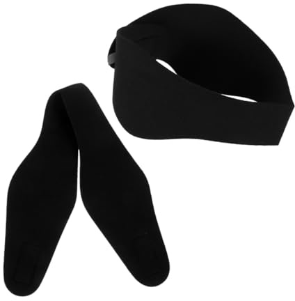 ABOOFAN Diadema de Natación para Adultos y Niños, Protección para Oídos y Cabello, Tejido Cómodo, Ajuste Seguro para Deportes Acuáticos y Buceo, Paquete de 2 Unidades