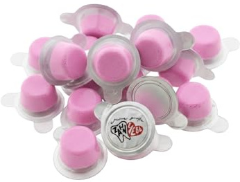Dr. Bauer's Smile of Love - Pasta lucidante dentale per la pulizia dei denti, per la rimozione cosmetica dello scolorimento superficiale (frutta, 20 x 2 g)