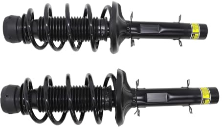 Callume 2x Stoßdämpfer Mit Federn Vorderachse Komplett Vormontiert Kompatibel Mit Audi A3 Kompatibel Mit Seat Leon Kompatibel Mit Skoda Octavia I Kompatibel Mit VW Bora Golf IV 1J0400054AF 1J0412021CJ