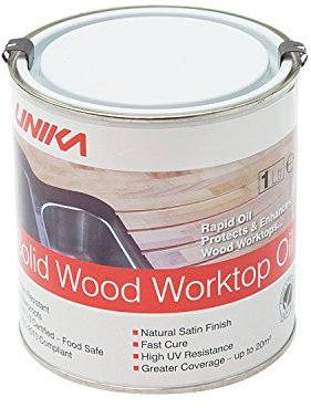 Unika Solid Wood Worktop Oil, 1L