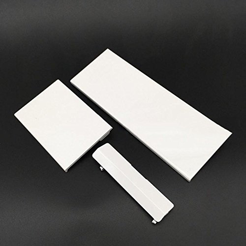 Replacement SD Card Door Slot Lid Case Cover Shell for Wii Console (White)