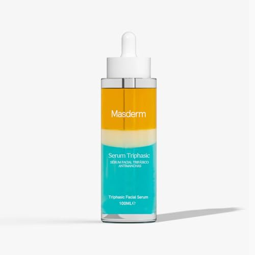 MASDERM - Vitamin C Gesichtsserum - Anti-Fleck, Antioxidans, Regenerierend, Anti-Aging - Arganöl, Hagebutte, Aloe Vera, Vitamin E - Geschenkbox