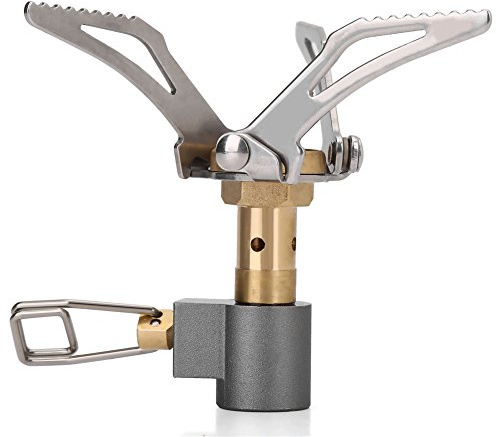 VGEBY Cuisinière à Gaz, Mini Réchaud de Camping Pliable pour Cuisinière pour Pique-Nique Randonnée Restauration en Plein air