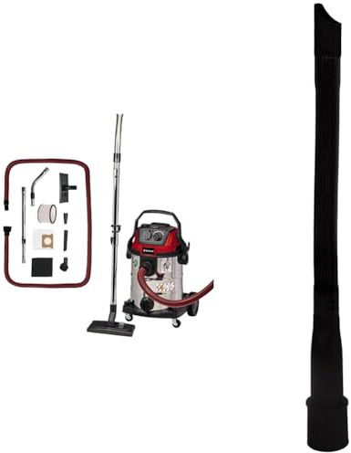 Einhell Nass-Trockensauger TE-VC 2025 SACL (Staubkl. L, für Staubpartikel mit AGW-Werten >1 mg/m³, 25l-Tank, Filterreinigung, Gerätesteckdose, inkl. umfangreiches Zubehör, Flexible Fugendüse lang)