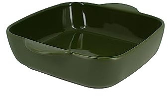 MENASTYL - Plat à four octave carré 24cm 1.2l en grès vert - 3356167