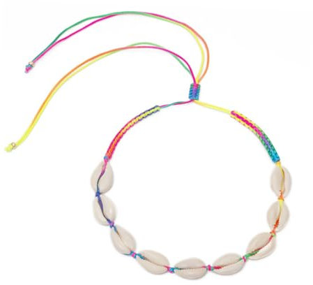 SHERCHPRY Muschel-halskette Aus Muschelmaterial Für Frauen Kreative Mode Halskette Muschelkette Im Ethno-stil Damen Schmuck Halskette