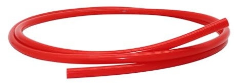 iMeistek Silikonschlauch,10 mm ID x 16 mm OD, 3 mm Wandstärke,2 m Flexibler Silikonschlauch für Luft- und Wasserübertragung Pneumatisch Vakuum,Rot