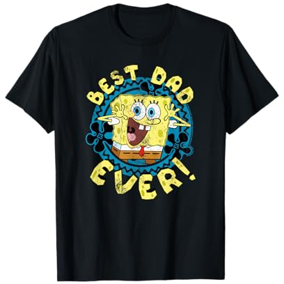 SpongeBob SquarePants Father's Day Best Dad Ever T-Shirt