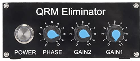 Cancellatore di Segnale in Lega di Alluminio, Eliminatore QRM Regolabile da 1,8 MHz a 30 MHz 50 Ohm 100 W Plug and Play Controllo PTT Integrato per la Ricezione del Segnale
