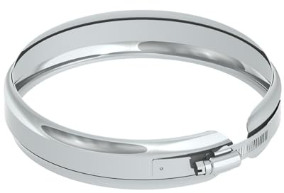 Klemmband aus Edelstahl für einwandige Schornsteine, Durchmesser 200 mm