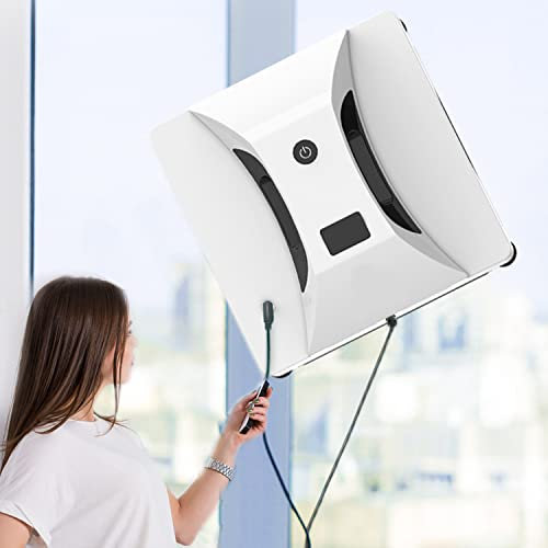 CraftNestUK Limpieza de Ventanas Robot automático Aspiradora de Vidrio eléctrica Limpieza de Vidrio Aspiradora de Ventanas robótica Limpiador de Ventanas Remoto magnético