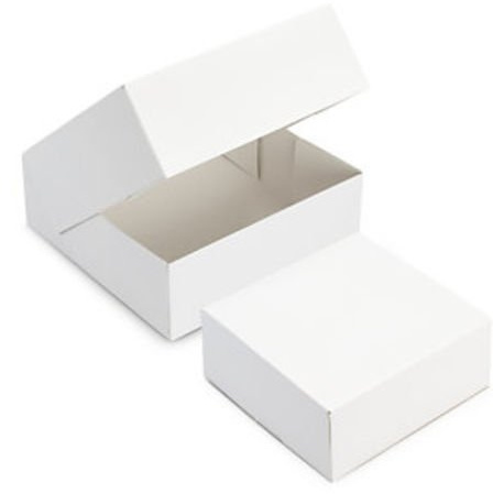 FaisTonGateau - Lote de 10 cajas de cartón para tartas, longitud x ancho: 28 x 28 cm, altura 8 cm