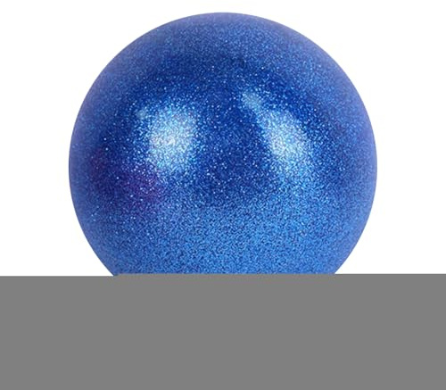 Generisk gymnastikboll – glitterPVC-anti-burst-boll, 15 cm, kompakt, lätt gymnastiktränare, balans-kärnutrustning, kraftpilatesboll, danstillbehör | motionsträningskurser för kvinnor och flickor