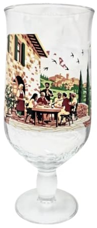 GarageBar | Birra Moretti Limited Edition Glass | Four Designs Available | 20oz Pint Nucleated Beer Glass | Official Merchandise (Share a Table)