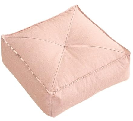 KUNBDV Meditation Cushion Floor Cushion Futon Thick Meditation Pillow for Yoga Sofa Tea Ceremony(Light PInk)