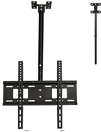 Supporto TV da soffitto, girevole a 360° e staffa inclinabile, compatibile con la maggior parte dei televisori LCD e curvi da 32-55 pollici