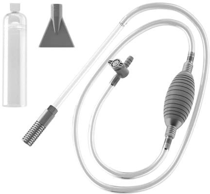 Generisk pumpgrusrengörare, Reach-vattenväxlare, flexibelt 58,5- rör med smutsfilter, robust suglampa för vård av söt- och saltvatten, golvvakuum för sköldpaddsbassänger och sand
