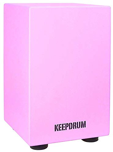keepdrum DC1M PK Junior Cajon Hocker für Kinder Pink Rosa Trommelhocker