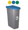 PATTUMIERA ECO SYSTEM 40LT BLU