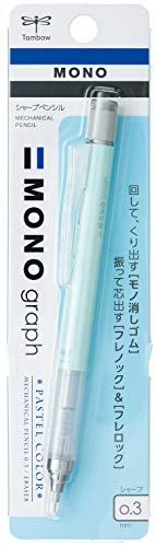 Tombow Mono Graph Mechanical Pencil Pastel Color | 0,3mm | Mint Green