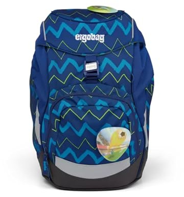 ergobag prime School Backpack Single, soccer fanbear, einheitsgröße