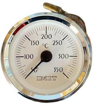 Thermometer mit Zwiebel und Kapillar 1 Meter von 50 °C bis 350 °C