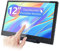 WIMAXIT Monitor touchscreen portatile 12 pollici, monitor VESA per la cura degli occhi 70% sRGB IPS HDR Display per computer con 2 porte USB C, altoparlanti doppi mini HDMI con supporto