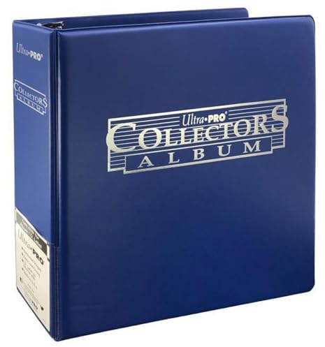 Ultra Pro ULP15863 3 in. 9-Pocket Album Collectors Binder, Cobalt Blue