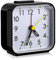 Birshe Réveil à Quartz,Analogique Silencieux RéVeil sans Tic Tac Fonction Snooze et Fonction Veilleuse Meilleur Réveil de Voyage RéVeil Portable Taille Reveil Horloge Réveil Analogique (Black)