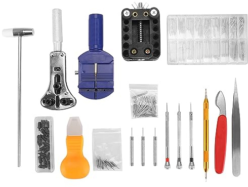 CACAR Uhrenwerkzeug Set of 507, Uhrenreparatur Uhrmacherwerkzeug Watch Tools in Schwarze Nylontasche für Die Meisten Uhrens Profi Größer Einstellbar