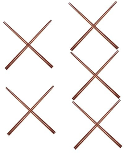 MAGICLULU 10paare Lange -chopsticks Für Hot Pot Und Wiederverwendbare Essstäbchen Sandelholz Für Nudeln Pasta Und Grillgerichte