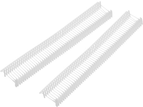 QUARKZMAN Fermagli Fissaggio Standard Plastica Regolare Barbe per Etichette Prezzo per Pistola Etichettatrice per Etichette Prezzo Abbigliamento 10mm/0,39 1000pz Bianchi