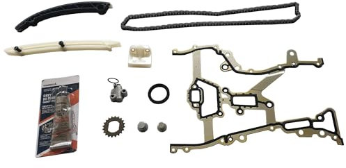 Hajus 1151680 Steuerkettensatz Kettenspanner Zahnrad TC0237FK kompatibel mit Chevrolet Aveo T300 Cruze J300 J305 J308 Orlando J309 Opel Adam M13 Astra J P10 Cascada Corsa D E Insignia Meriva 1.2 1.4