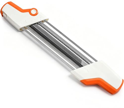 2-in-1-Kettensägenschärfer für 0,325 Zoll Teilungsketten, Kettensägenschärfwerkzeug mit 3/16 (4,8 mm) Kettensägenfeile, kompatibel mit Stihl Kettensägeketten 40,6 cm/45,7 cm/50,8 cm, Ersatz für Stihl