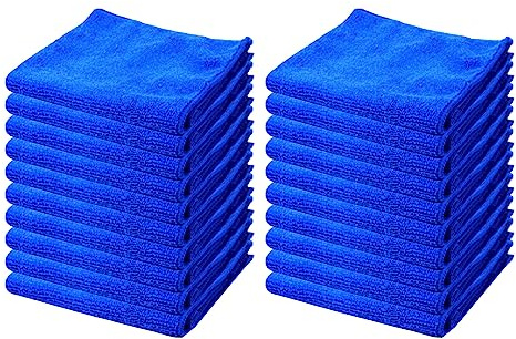 Xanorrg Asciugamano in Microfibra Super Assorbente per Auto Senza Graffi E Riutilizzabile Panno Senza Scratch (12 Pollici X12 Pollici) Asciugamano Orlo