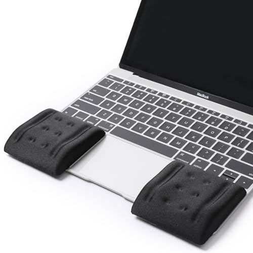 Dahoon Holly Handgelenkstützen für Laptop und Tastatur Ergonomische Memory Foam Laptop Handgelenkstütze für Handgelenkschmerzen Karpaltunnel Relief (9 * 9cm)