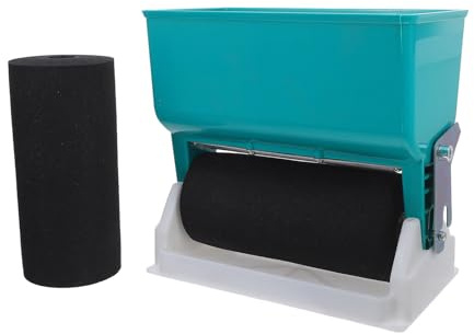 TEHAUX Rouleau Applicateur de Colle Manuel pour Travail du Bois avec Seau de 320ml et Rouleau de 6 Pouces, Facile à Manipuler et Distribution Colle