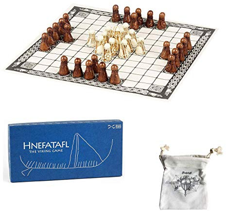 Hnefatafl - das Wikingerspiel - Enthält EIN einzigartiges Baumwollbeutel/Taschendesign zum Spielen mit Theken