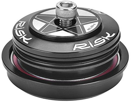 Fishlor Fahrrad-Steuersatz, langlebige Aluminiumlegierungs-Fahrrad-Steuerrohr-Lager-Steuersatz-Ersatzteile(44-55mm)