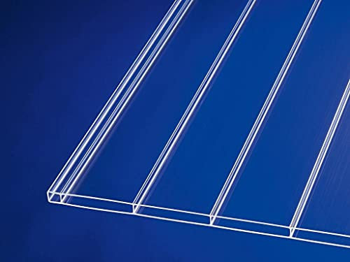 ALLTOP Acryl-Stegplatten 16mm uv-lichtdurchlässig, klar, 64mm Stegabstand, No Drop Beschichtung (B x T) 980mm x 2500mm