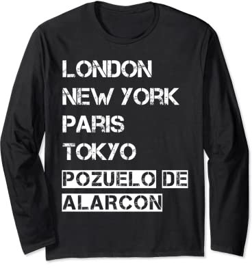 Amo mi ciudad Pozuelo de Alarcón - mi hogar Manga Larga