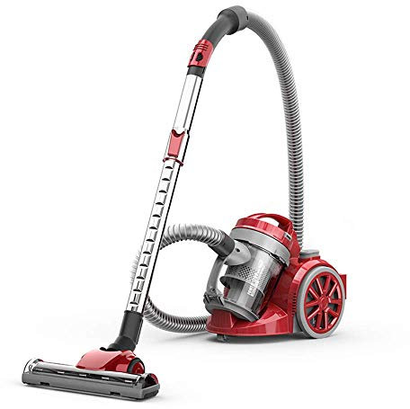 Samnuerly Aspiradora doméstica, aspiradora cilíndrica sin Bolsa Whirlwind, 1200W de Alta Potencia 25Kpa de Alta succión, Adecuada para Limpiar Pisos,