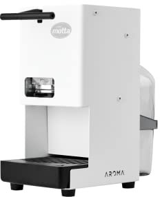 CAFFÈ MOTTA Macchina Caffè per Cialde, Macchine da Caffè e Espresso, 30 Cialde, Elettrodomestici da Cucina dal Design Innovativo, Compatta con Erogazione Naked Flow, Serbatoio 700ml, 400W, Bianco