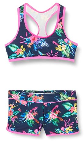 HAUTE PRESSION Maillot de Bain Deux pièces Fillette Floral X9097 C01 T6A