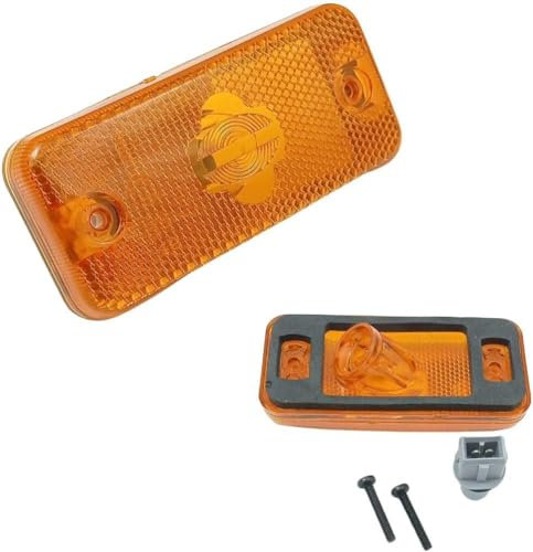2 x Seitenmarkierungsleuchten Positionleuchten Orange Galben Reflektor Links Rechts für Iveco Daily,Citroen Relais,Fiat Ducato,Peugeot Boxer 2006